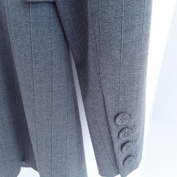 Express Stretch Pinstripe Suit Jacket & Dress - Picture 11 of 11